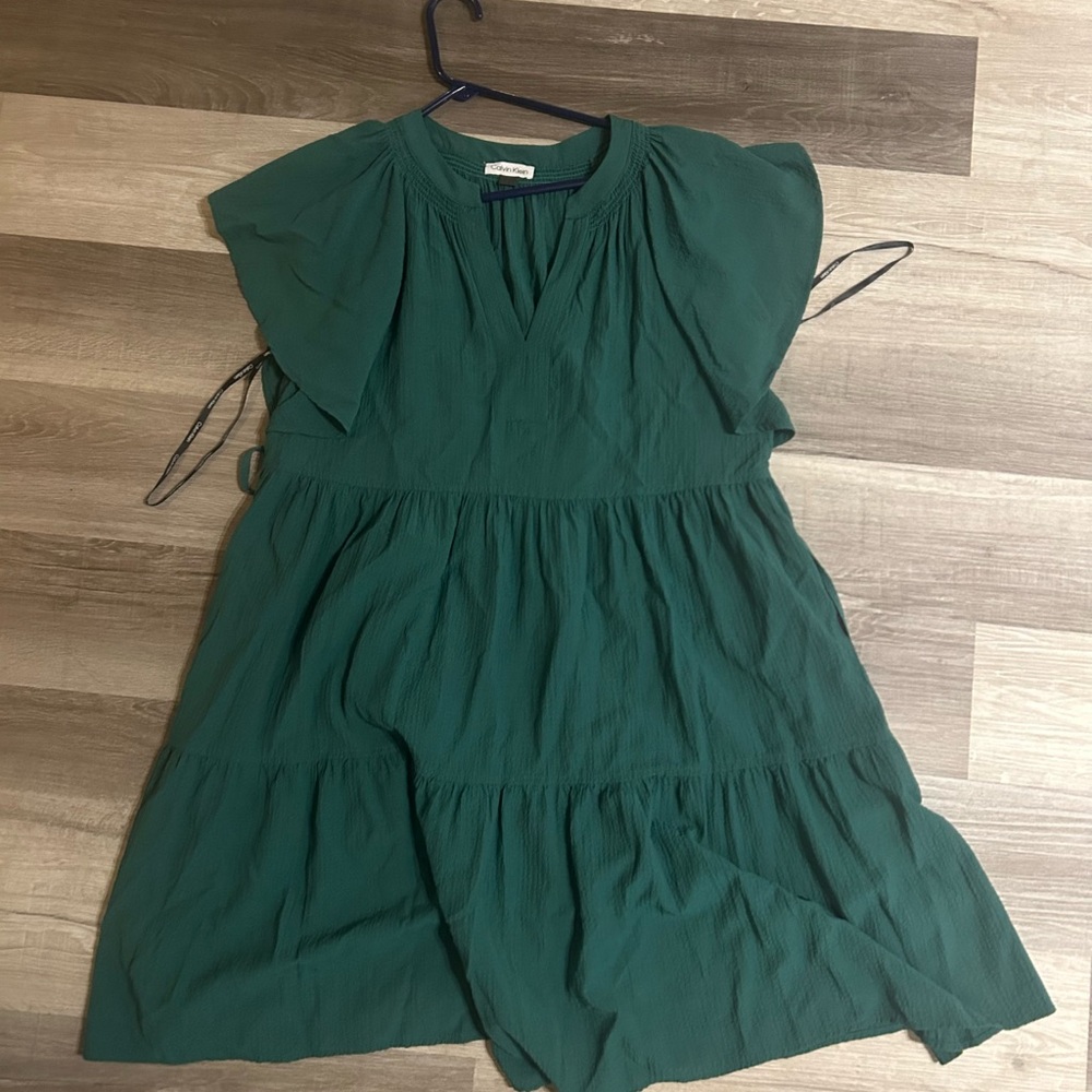 Calvin Klein Green Mini Dress